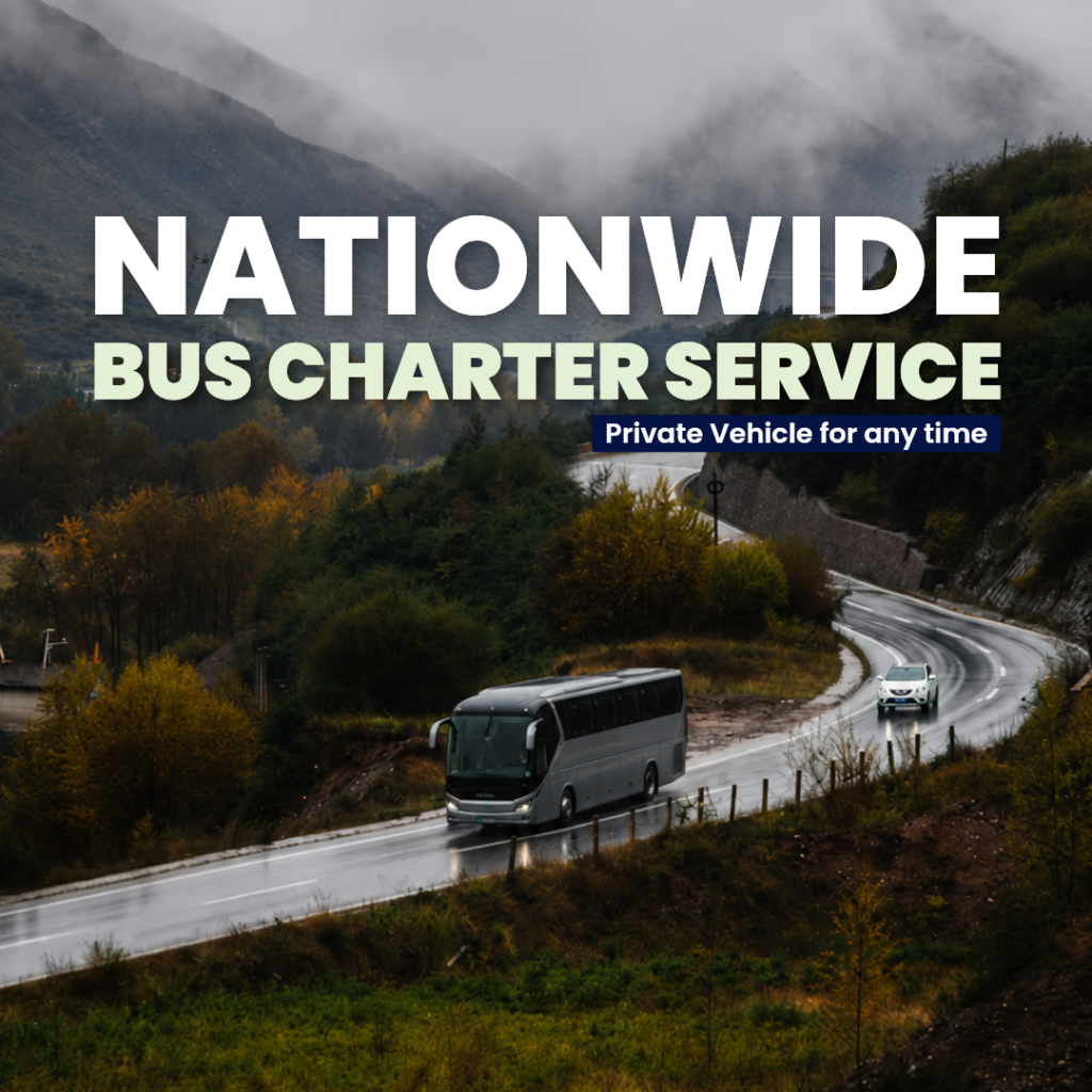 28-seater premium coach bus for private group transportation