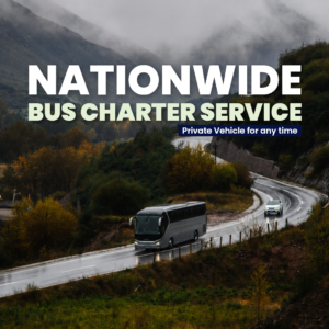 28-seater premium coach bus for private group transportation